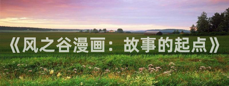 漫蛙漫画入口网页版：《风之谷漫画：故事的起点》