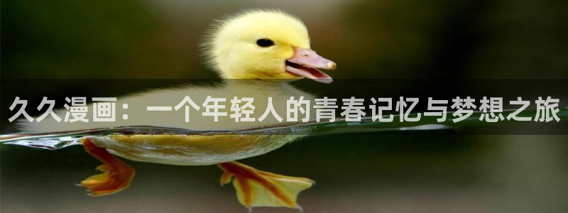 漫蛙漫画网络漫画：久久漫画：一个年轻人的青春记忆与梦想之旅